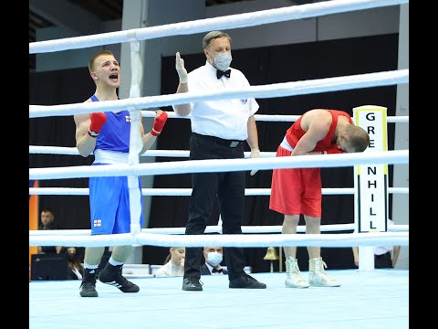 17-4-2022(60kg)BOXING EUBC Youth GORDULAVA GOCHA GEO მეორე გამარჯვება ევროპის ასაკობრივ ჩემპიონატზე